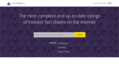 Desktop Screenshot of investorfactsheets.com